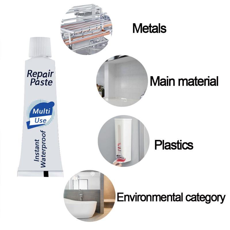 Instant waterproof repair paste