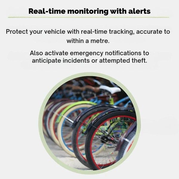 Smart TAG BikeTracker | Ultra-Precise, Subscription-Free & Water-Resistant for Bicycles, Cars & Motorcycles