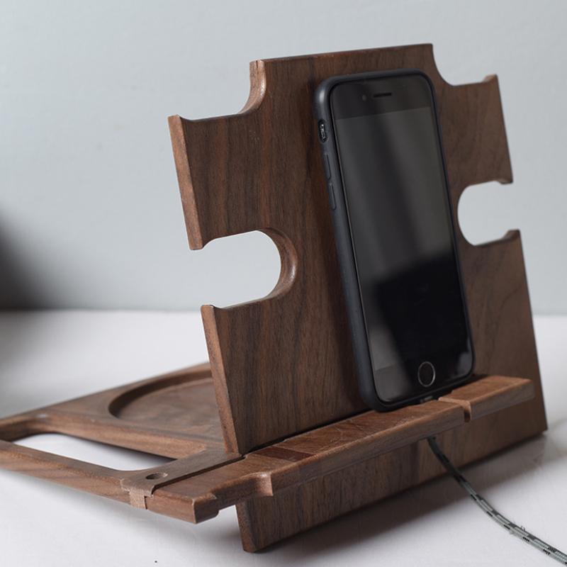 Wood Desktop Storage Container