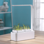 Hydroponic Systems with Led Plant Grow Light, Intelligent Watering, Water Shortage Reminder and Timer Switch (with US Standard Plug, 110v~220v)