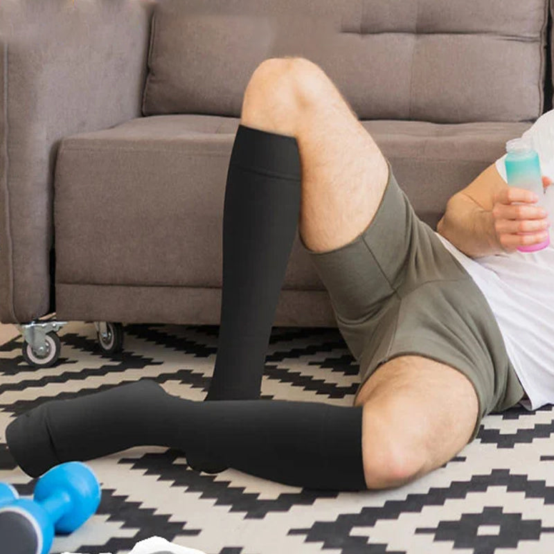 Elastic Compression Socks with Zipper