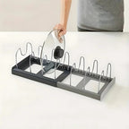 Expandable Pot and Pans Organizer Rack