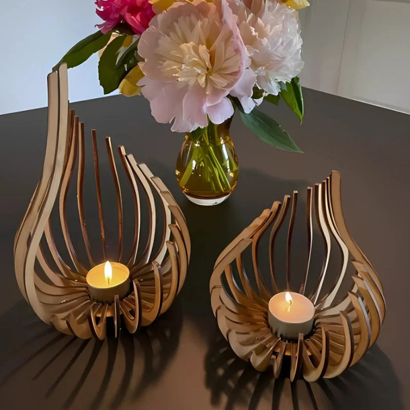 GlimmerDrop Candle Holder