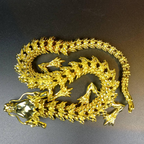 Golden Dragon with movable joints