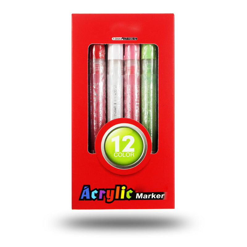 Highly pigmented acrylic paint markers