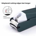 Portable nail cutter with magnifying glass