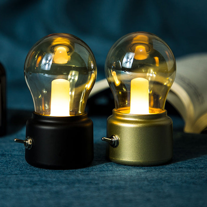 Vintage LED Bulb Shape Mini Lamp