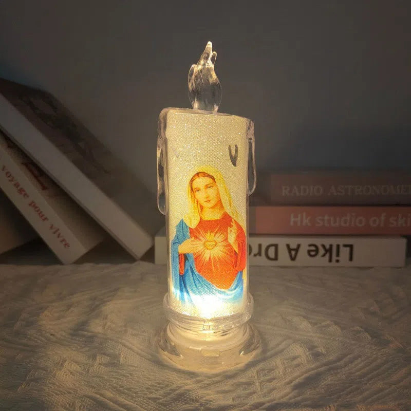 LED Prayer Candles without Flame