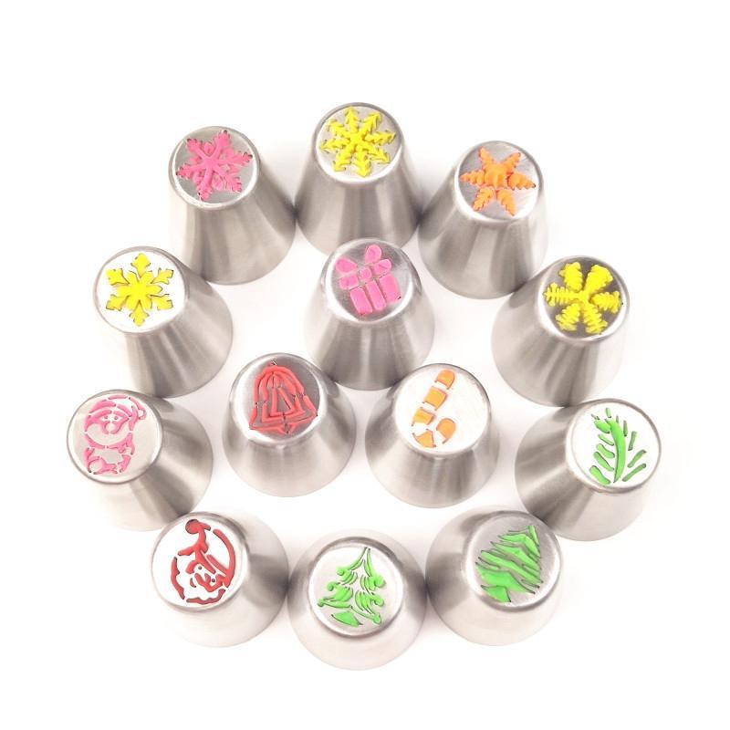 Christmas Baking Piping Nozzle Set