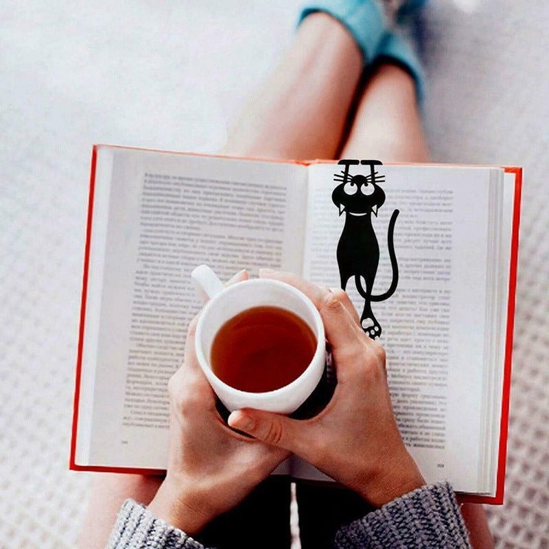 Neckline Black Cat Bookmark