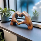 Modern Heart Sculpture Romantic Home Decor