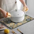 Retro Quick-drying Water-repelling Mat for Kitchen-Bar-Countertops