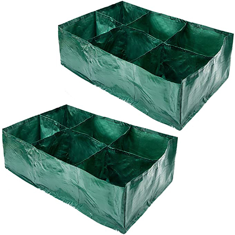 Planting bag with multiple compartments – Robust garden storage for plants and herbs