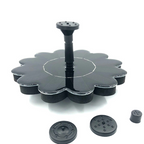 Solar-powered fountain for the garden – Flower design water feature for ponds and pools