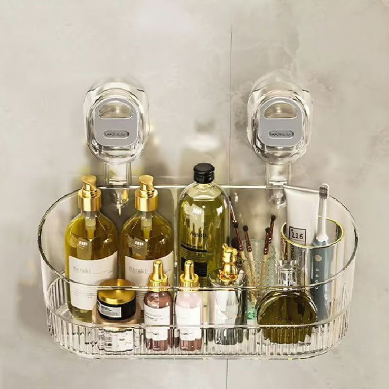 No-Drill Bathroom Suction Cup Storage Box