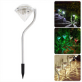 Solar Garden Light in Diamond Shape – LED Lamps for Outdoor Decoration and Lighting