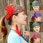 Ethnically embroidered turban