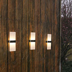 LumaZen Solar LED Wall Lamp | Weatherproof | Solar Powered Outdoor Lighting | Garden & Patio Decor