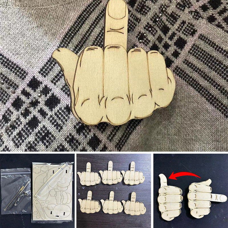 Middle Finger Pin Material Pack