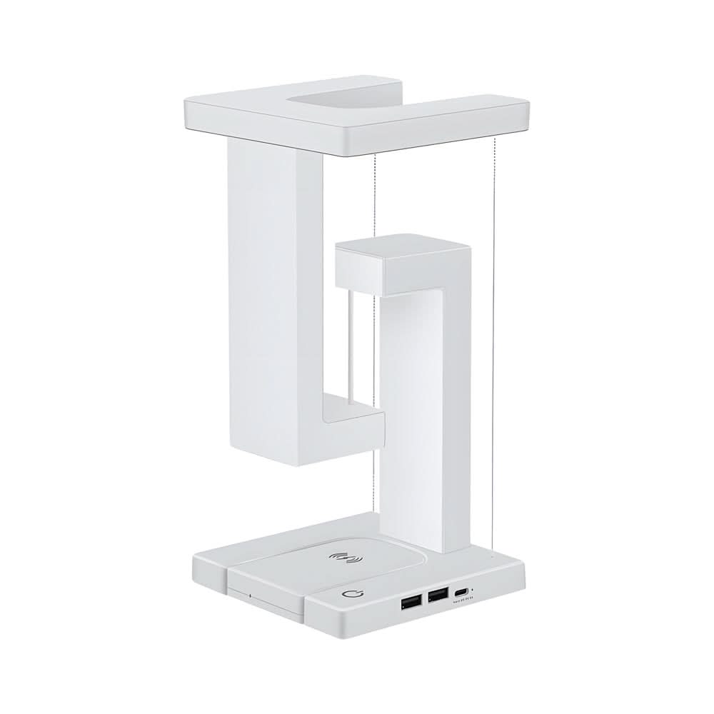 Levitating LED Table Lamp with Wireless Charging