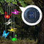 Solar-powered butterfly lights