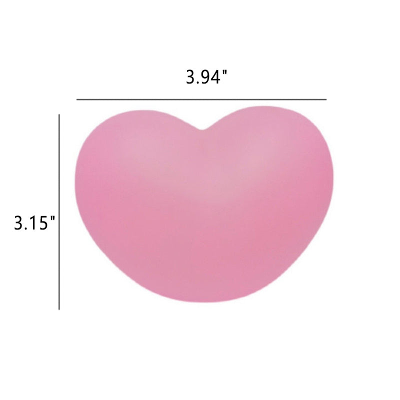 LuvSphere Silicone LED Night Light | Heart-Shaped Design | Table Lamp | Warm Mood Light | Decorative
