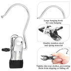 Hanging hooks/clips in stainless steel