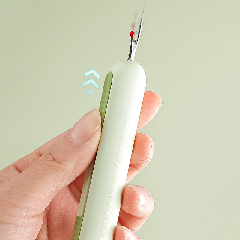 2 In 1 Needle Threading Device Seam Ripper