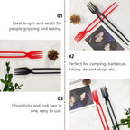 Chopsticks and Fork in ONE(50 PCS)