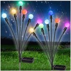 LED Solar Garden Light with Flexible Light Balls – Waterproof Decorative Light for Beds and Paths