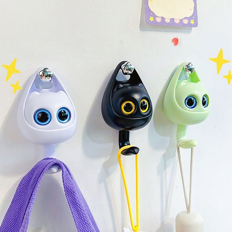 Creative cute winking cat hooks