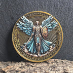 The Archangel Michael watches over us Challenge Coin