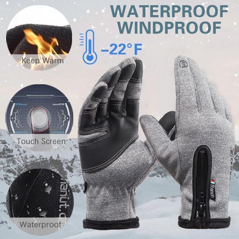 Unisex Winter Warm Waterproof Touchscreen Gloves