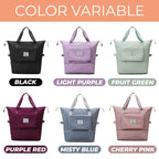 Dry and wet divider double-layer travel bag