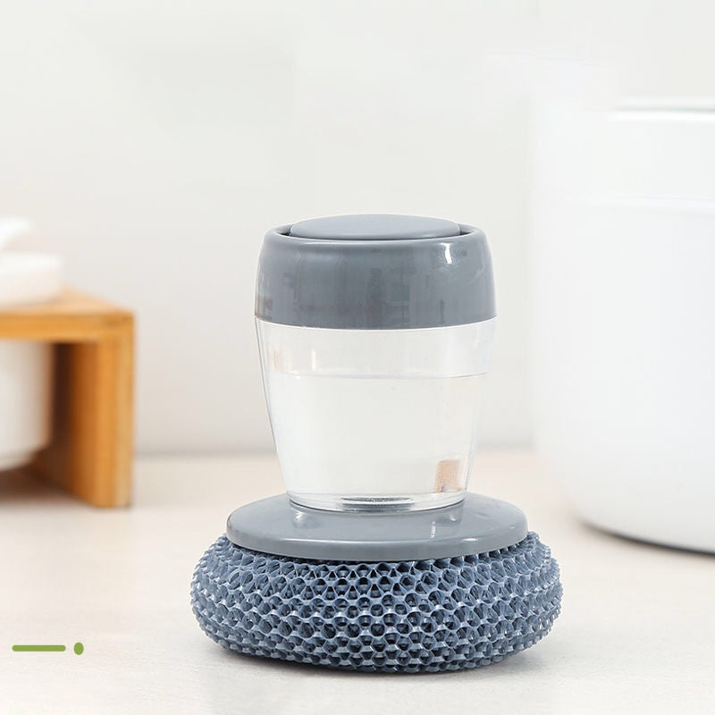 Kitchen soap dispenser hand brush