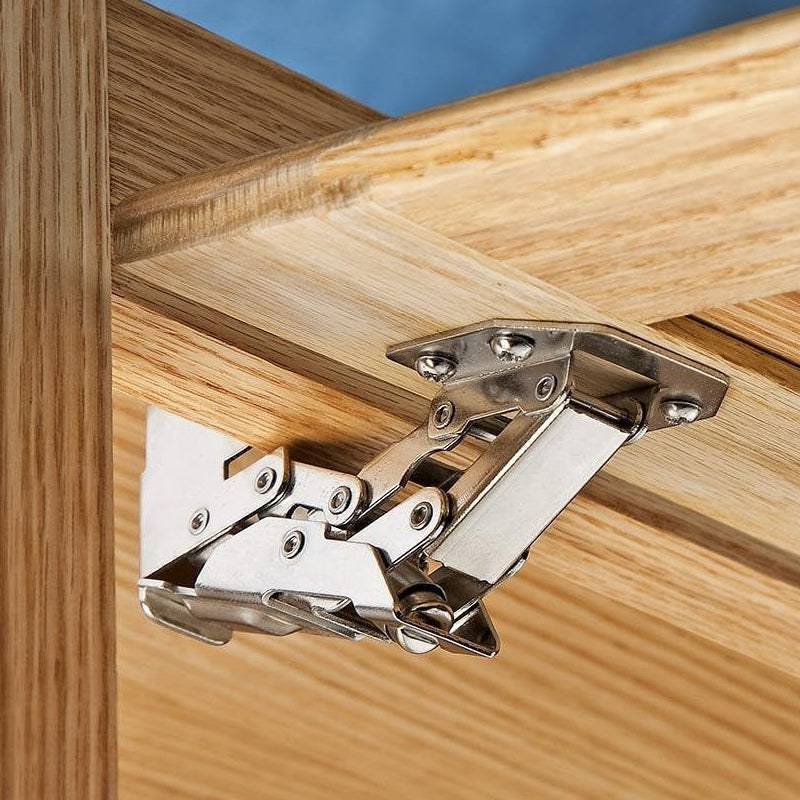 Hole-free and slit-free hinges