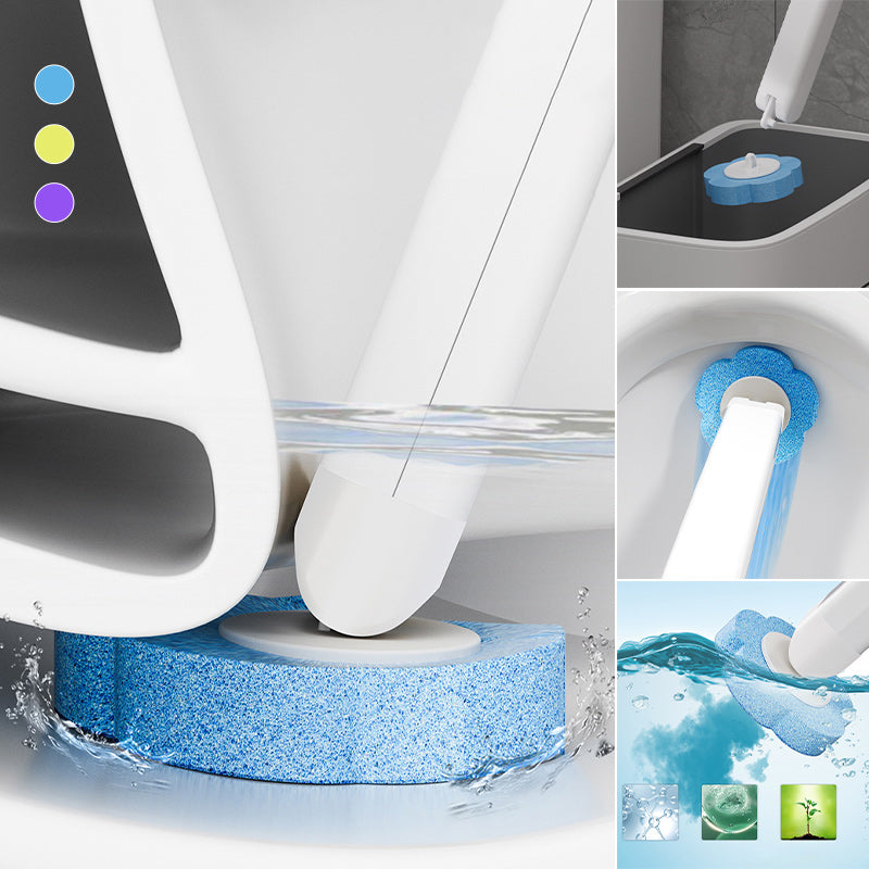Disposable toilet brush
