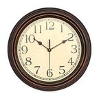 Nostga | Large Wooden Wall Clock Retro Eye-catcher 35 cm
