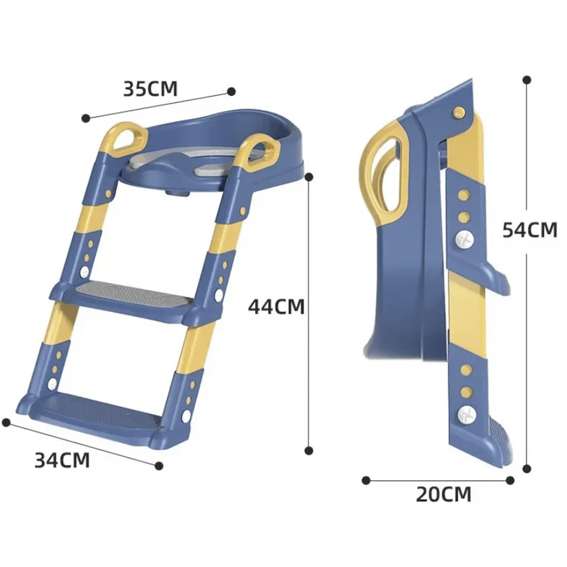 Ergonomic potty trainer with child-friendly design