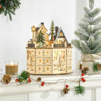 GlowFest – Advent calendar with LED lights and house design