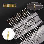 Self-threading needles