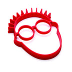 Mirror shape made of silicone (3 pieces)