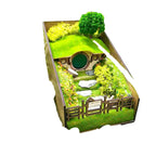 Handcrafted decorative book holders with micro landscape design