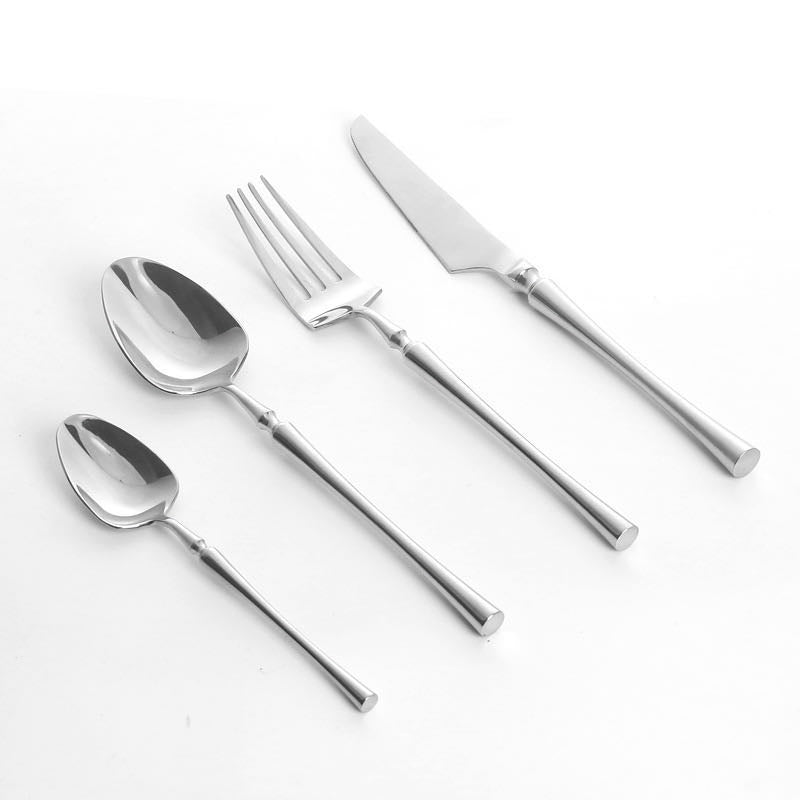 Classic Stainless Steel Set with Elegant Handles