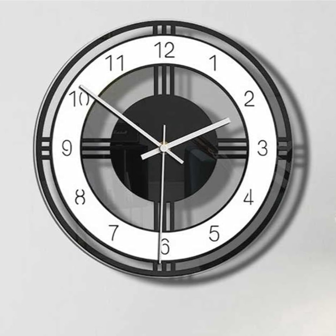 Large Wall Clock Black | Modern Wall Design