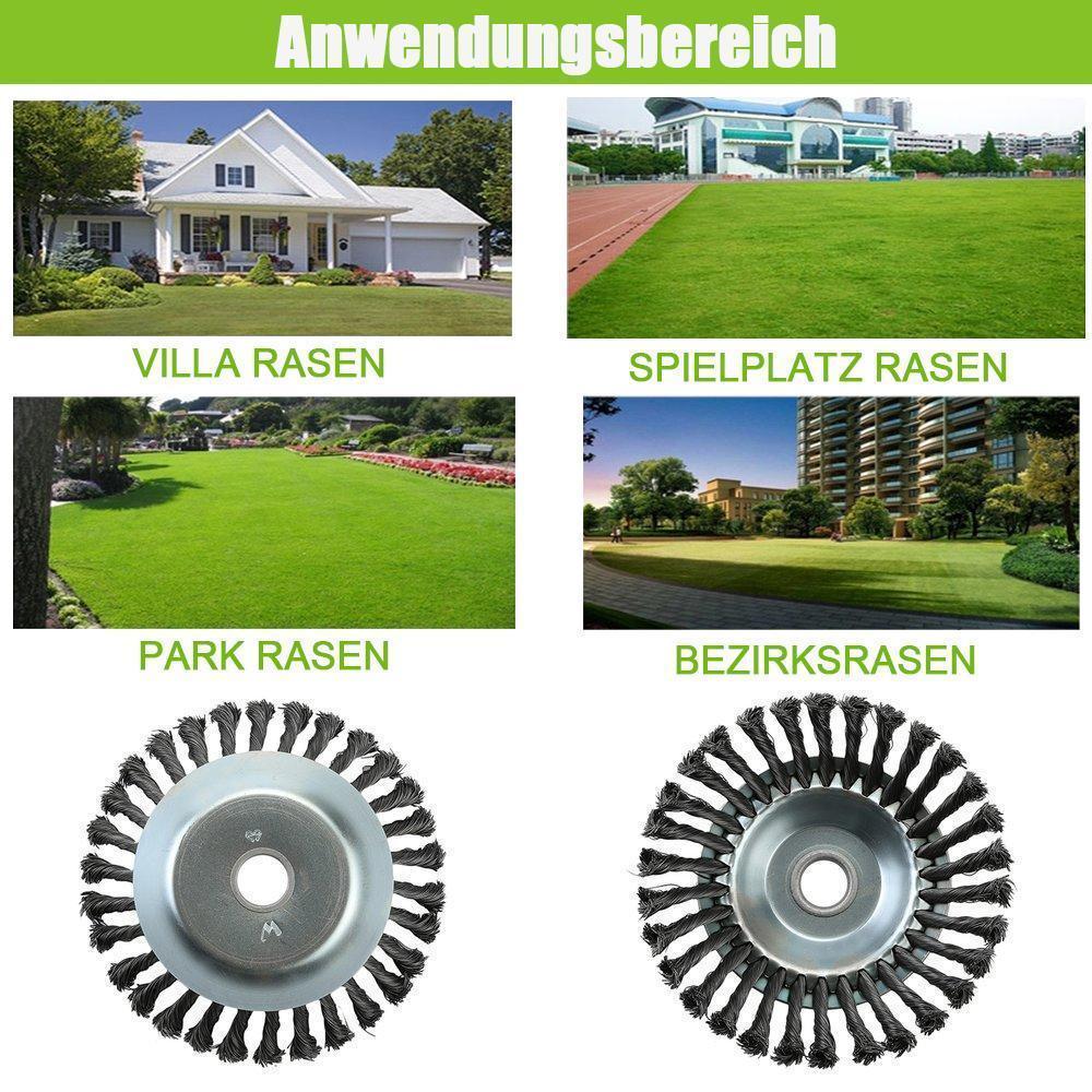 Round Twist Wire Wheel Brush for Brushing / Weed Cutting