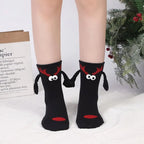 Magnetic Socks Winter Edition Couple Hand in Hand Socks
