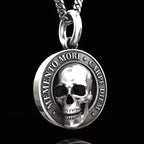 Skull Necklace Made of Titanium Steel