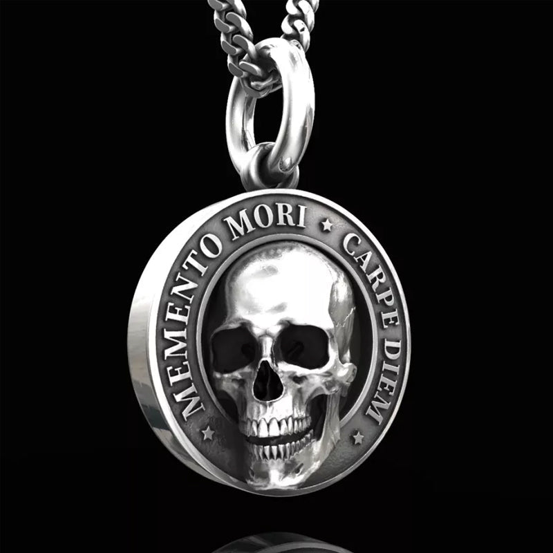 Skull Necklace Made of Titanium Steel