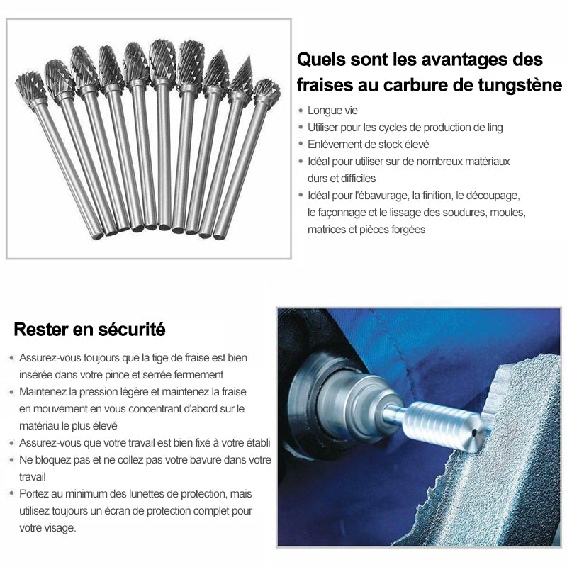 Indexable insert made of tungsten carbide (10 pieces)